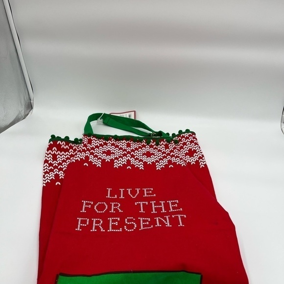 Two’s company pretty ugly Christmas apron NWT - Picture 14 of 15